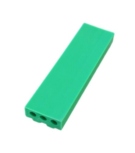 Green UHMWPE Guides for Conveyor Systems with Smooth and Textured Sides UHMW PE Plastic Wear Strip Machinery Protection