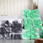 Green UHMWPE Marine Dock Bumper Strip Boat Hull Protection Saltwater Resistant Floating Dock