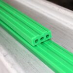 Green UHMWPE Marine Dock Bumper Strip Boat Hull Protection Saltwater Resistant Floating Dock