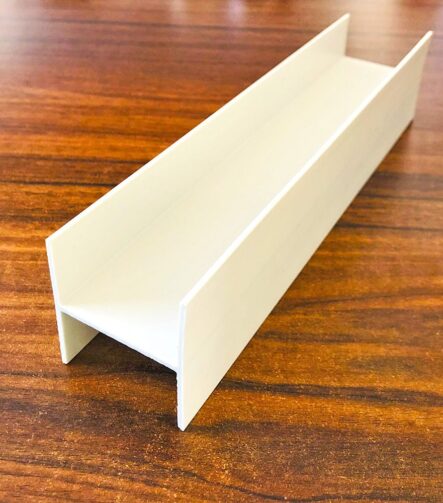 H-Shaped PVC Channels for Cable Management & Electrical Enclosures