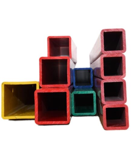 HDPE PVC Square Plastic Tubes Durable Rubber Square Tube
