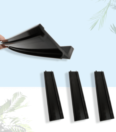 Hard Plastic T Profile Factory Supply Extruded UHMWPE Channel Cover Extrusion Profiles UHMW Wear Strips