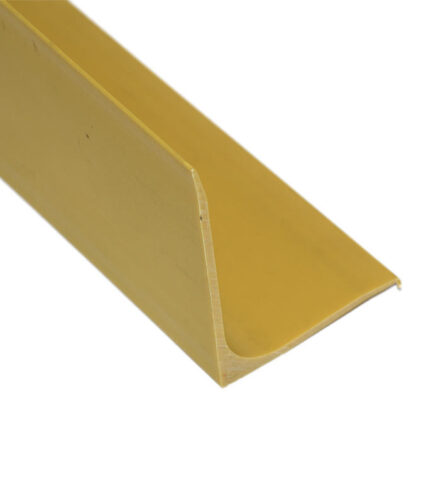 Heat-Stable Extrusions PVC C Channel PVC Profile White ABS Extruded Corner Profiler L Angle Profile