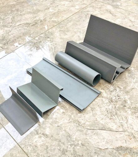 Heavy-Duty PVC H Rail and Polycarbonate Profiles for Commercial Structures