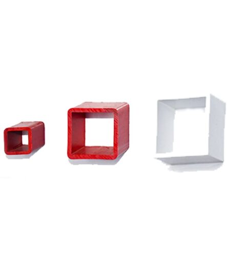 Heavy-Duty PVC Square Tubes 1.5-3mm Thickness Custom Mold Services Available