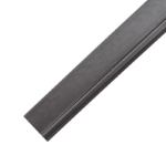 High Durability Curved Plastic Guttering Extrusions Profiles Free Samples for Stud Wall Hanging