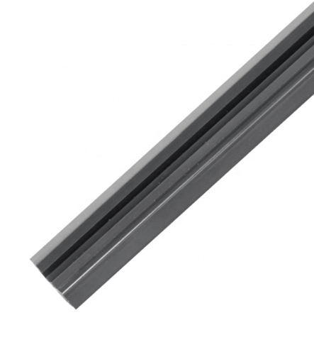 High Durability Curved Plastic Guttering Extrusions Profiles Free Samples for Stud Wall Hanging