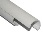 High Quality L Shape PVC Rigid Plastic Extrusion Profile Profile LED Strip Plastic Cover
