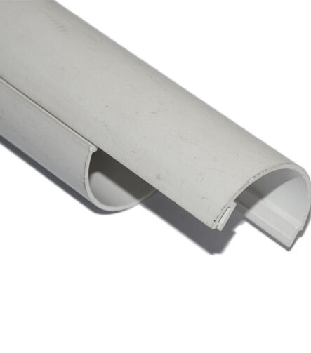 High Quality L Shape PVC Rigid Plastic Extrusion Profile Profile LED Strip Plastic Cover