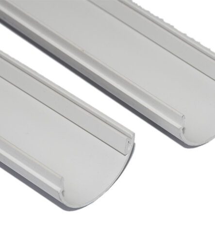 High Quality L Shape PVC Rigid Plastic Extrusion Profile Profile LED Strip Plastic Cover