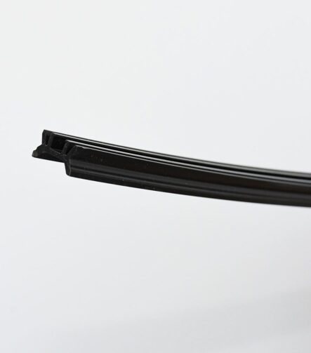 High Quality L-Shaped Black Plastic Building Material UPVC Profiles 70mm Plastic Extruded PVC Profile