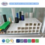 High Quality PVC Square Plastic Grid PVC Grating Tube Pipe PVC Tube Pipe Line Plastic Uhwpe Plastic Square Pipe