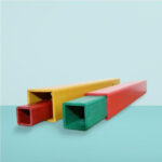 High Quality PVC Square Plastic Grid PVC Grating Tube Pipe PVC Tube Pipe Line Plastic Uhwpe Plastic Square Pipe