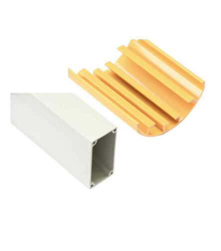 High Quality Plastic Extrusion European Standard UPVC Profiles Plastic PVC Half Round Profile