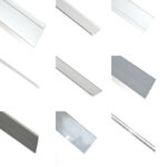 High Quality Plastic Extrusion European Standard UPVC Profiles Plastic PVC Half Round Profile