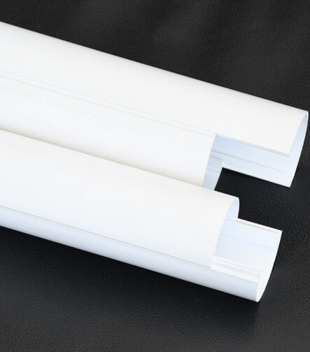 High Quality Plastic Tube Customized Size and Color 20 Inch Diameter PVC Pipe Flexible PVC Half-Round Pipes for Cable Management