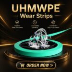 High Quality UHMW PE1000 Wear Strip Support Strip Conveyor Roller Manufacturer Guide Rail Uhmwp Part Plastic Guides for Conveyer