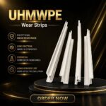 High Quality UHMW PE1000 Wear Strip Support Strip Conveyor Roller Manufacturer Guide Rail Uhmwp Part Plastic Guides for Conveyer