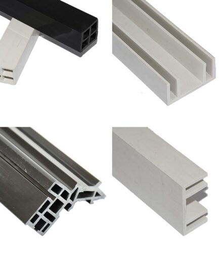 High Quality Windows and Doors PVC Profile Smooth Operation PVC Profile Extrusions PVC Spacer Profile