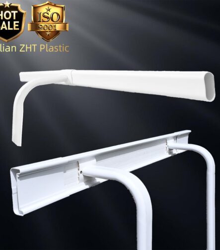 High Security Vinyl White Post and Rail Fencing Corral China PVC Horse Paddock Fence Horse Racing Fence Couverture PVC Main Courante PVC Crash Rail