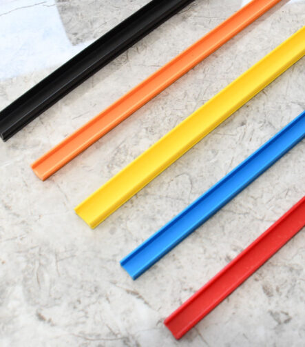 High Standard Custom Variety Series Aluminum Profile Multicolor T Slot Cover Strips
