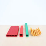 High Strength PVC PP Plastic Extruded Profiles for Decoration Parts Customized Multi Color Flat PP Plastic Profile