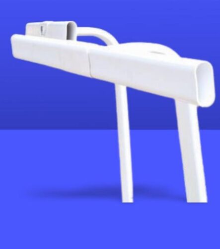 Horse Running Rails Horse Track Running Railing White Color PVC Plastic Equestrian Arenas Racing Fencing
