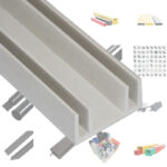 Hot Sale Cheap Price Plastic Building Materials Profiles for Windows Plastic Extrusion Profile