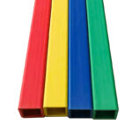 Hot Selling Rectangular PVC Tube Square PVC Plastic Pipe Price Per Meter for Roof Rain Drainages Square PVC Tube