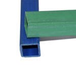 Hydroponics PVC Square Pipe Square Rectangle Round PP PE Square Pipe PVC ABS