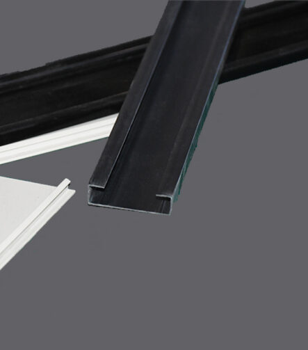 Industrial Custom Profil PVC Extrus Plastic Decorative Strip Rubber T Profile Plastic Extrusion Profile
