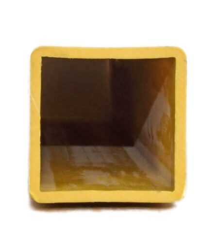 Industrial Design 36X36 PVC Square Tube Hollow Hard Color Rectangular Plastic Tube for Hotel Applications