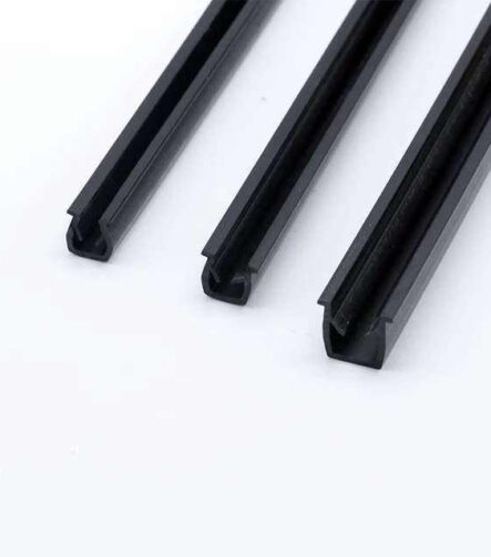 Industrial Design Custom PVC Plastic U-Groove Profile T-Slot Cover Strip for Hotel Applications Customizable PVC Profiles