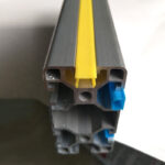 Industrial Design Custom PVC Plastic U-Groove Profile T-Slot Cover Strip for Hotel Applications Customizable PVC Profiles