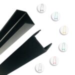 Industrial Design Extruded Plastic PVC/PP/ABS/PE/PC/HDPE Material Co-Extrusion PVC Products Multi-Color Plastic Profiles