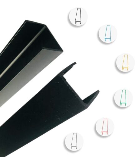 Industrial Design Extruded Plastic PVC/PP/ABS/PE/PC/HDPE Material Co-Extrusion PVC Products Multi-Color Plastic Profiles