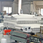 Industrial Design PVC Extrusion Profile Factory-Made Perfiles for Apartment Projects with Graphic Design Solution