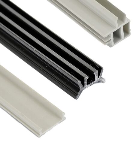 Industrial Design PVC Extrusion Profile Factory-Made Perfiles for Apartment Projects with Graphic Design Solution