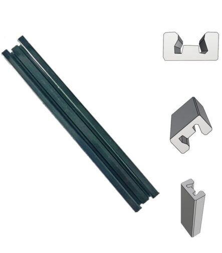 Industrial Extrusion UHMWPE Guide Rails Wear Resistant Profiles Custom Sizes