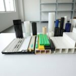 Industrial Supplier Sleek PVC Extrusion Manufacturers PVC Fabric Track Chemical Resistant ABS Plastic for Dust Control Acoustic Clip