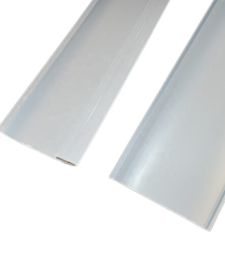 LED Light Diffusers Color Profile Extrud Profil UPVC Architecture Materials Island Cabinet Freezer PVC Profiles