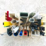 LED Plastic Profile Extrusion PVC Diffuser Channel for Linear Strip Light Custom Shape for Cove Lighting