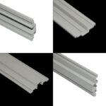 Lightweight Plastic Profiles UV Resistant Plastic Profiles for Outdoor Use ABS PVC UHMWPE Extrusion Profile