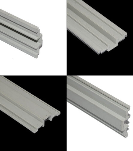 Lightweight Plastic Profiles UV Resistant Plastic Profiles for Outdoor Use ABS PVC UHMWPE Extrusion Profile