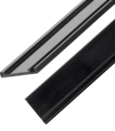 Low Friction Coefficient Hardness PE Plastic Wear Strip for Chain UHMW Custom Custom Plastic Profile Parts