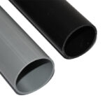 Manufacture Nonstandard Custom PVC Pipe Black Glossy UPVC ABS HDPE Pipe