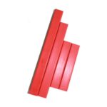 Manufacturer Custom PVC Square Pipe Plastic Extrusion 30X30mm Plastic Square Pipe Soft and Hard Co-Extruded PVC Rectangular Pipe