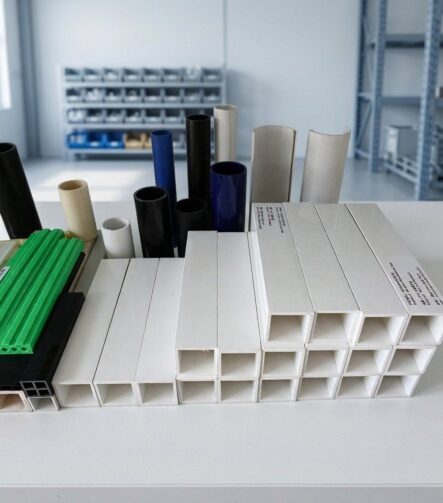 Modern Outdoor Decorative Square Tube PVC Extrusion for Garden Pergola and Patio Shade Structure