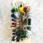 Modular Interlocking Plastic Profiles ABS HDPE for Display Racks Storage Systems