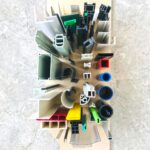 Modular Interlocking Plastic Profiles ABS HDPE for Display Racks Storage Systems